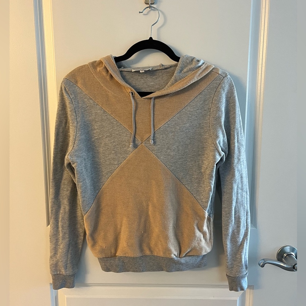 Opening Ceremony Tan Grey Hoodie Top
